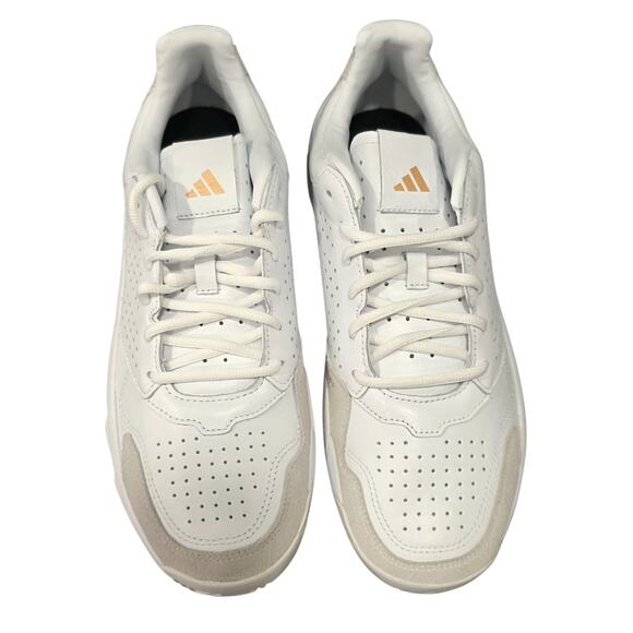 Adidas CourtJam Control 3 Premium Men\'s Size 10 (Women\'s 11) Triple White JI4235 main image 7